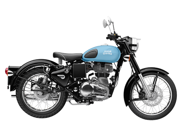 Roverz motors selling royal enfield redditch blue bikes